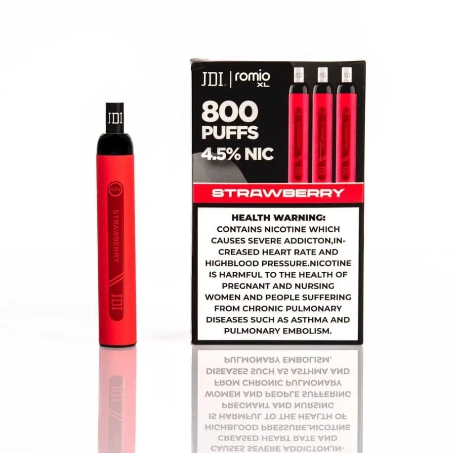 JDI Romio XL Disposable strawberry 4.5mg JDI Romio XL Disposable strawberry 4.5mg