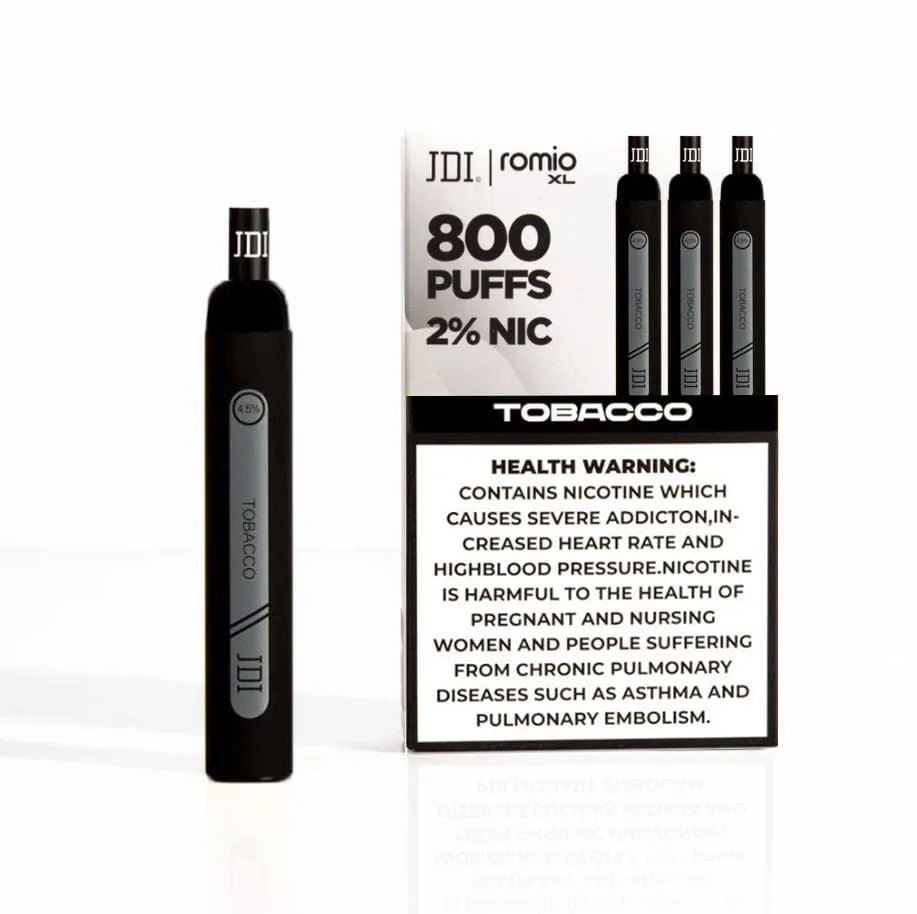 JDI Romio XL Disposable tobacco 2MG JDI Romio XL Disposable tobacco 2MG