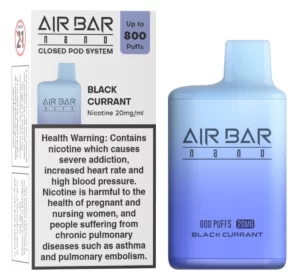 Air Bar Nano 800 Puffs Black Current