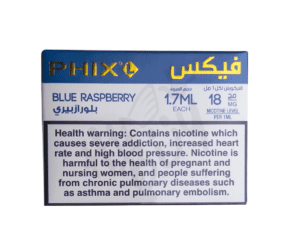 Phix Pods Blue Raspberry 18 MG