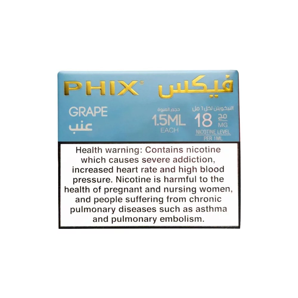 Phix Pods Grape Ice 18mg