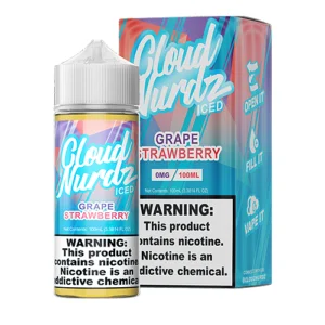 Cloud Nurdz Grape Strawberry Ice 100ml 20 Cloud Nurdz Grape Strawberry Ice 100ml