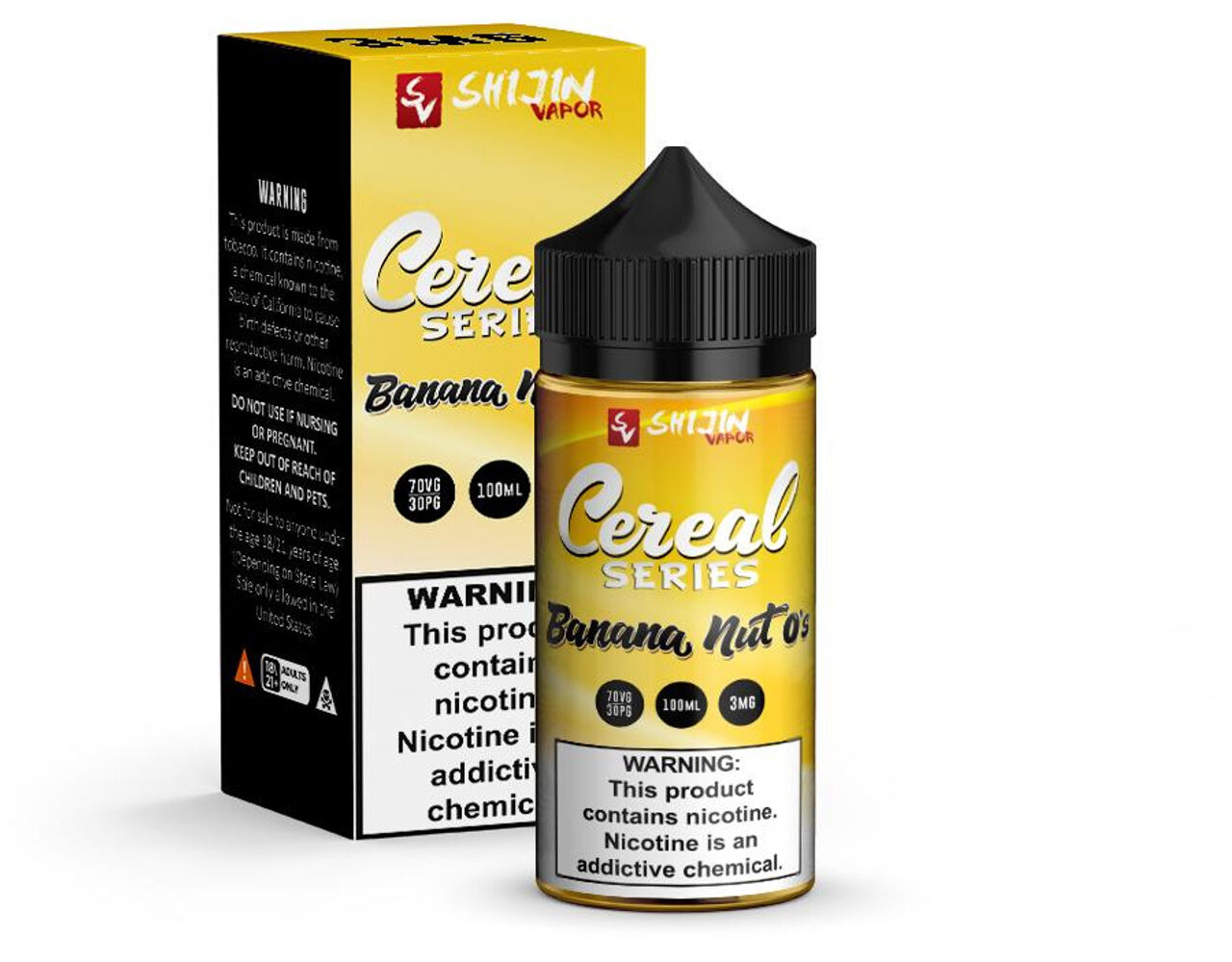 Banana Nut O's by Shijin Vapor Cereal E-Liquid