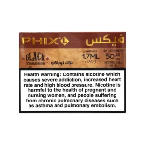 PHIX PODS BLACK TOBACCO 50 mg 4 PHIX PODS BLACK TOBACCO 50 mg - 666666666666666666666666666666666666666