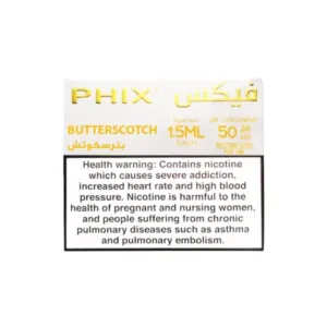 بودات فيكس بنكهة الكراميل البوتيرسكوتش - Phix Pods butterscotch 600x600 1