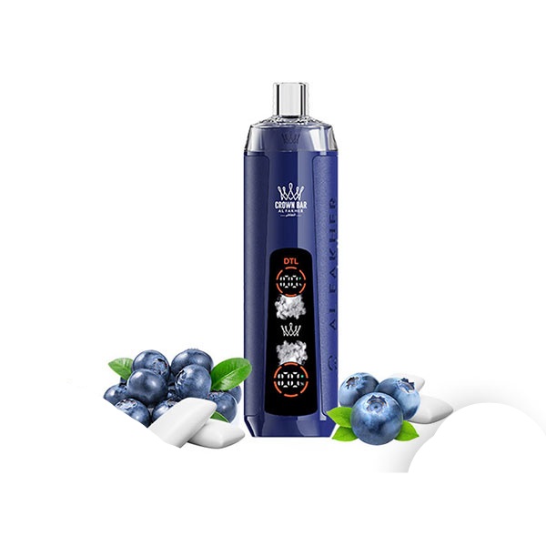 Vape-Al-Fakher-Crown-Bar-Pro-Blueberry-Gum-8000-Puffs Vape-Al-Fakher-Crown-Bar-Pro-Blueberry-Gum-8000-Puffs