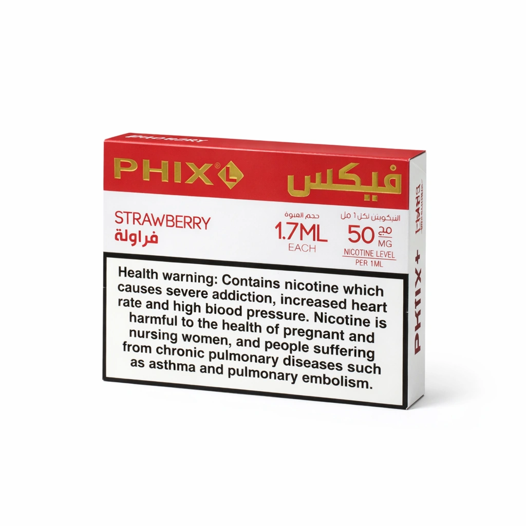 PHIX PODS STRAWBERRY 1 PHIX PODS STRAWBERRY - فيكس فراولة