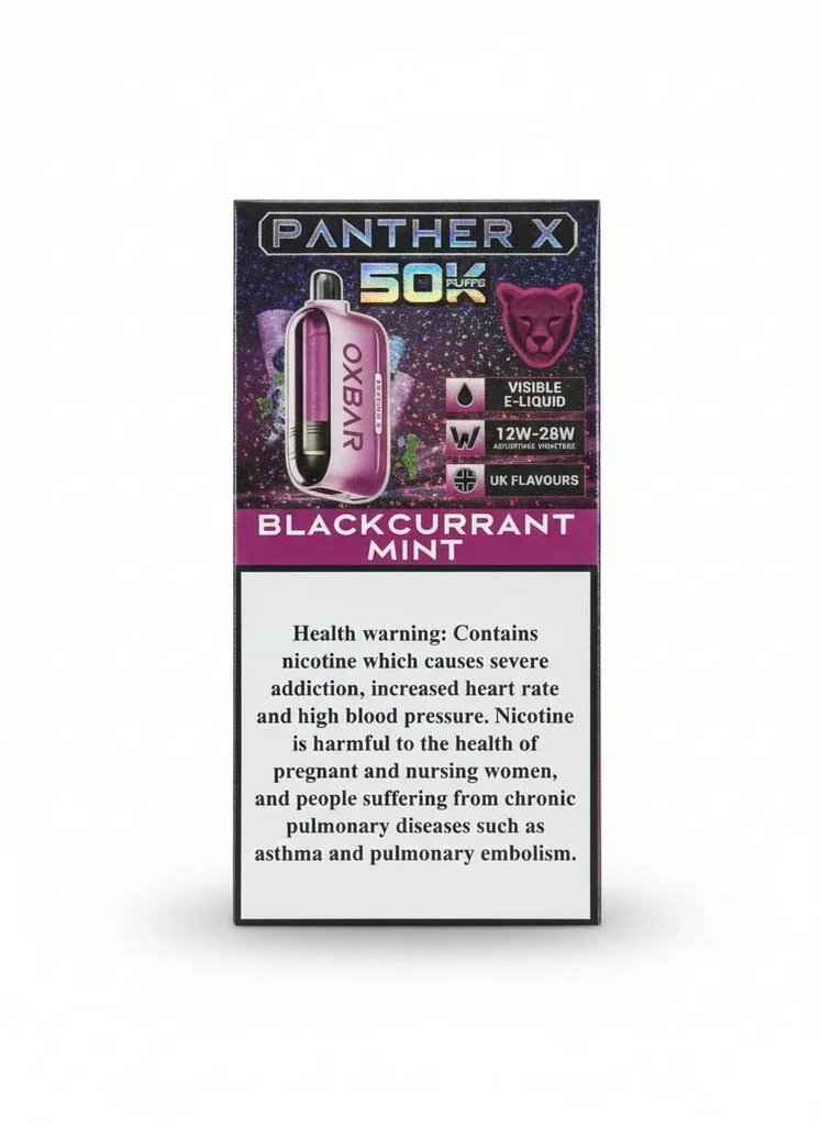 Oxbar Panther X 50000 Puffs - Black Currant Mint