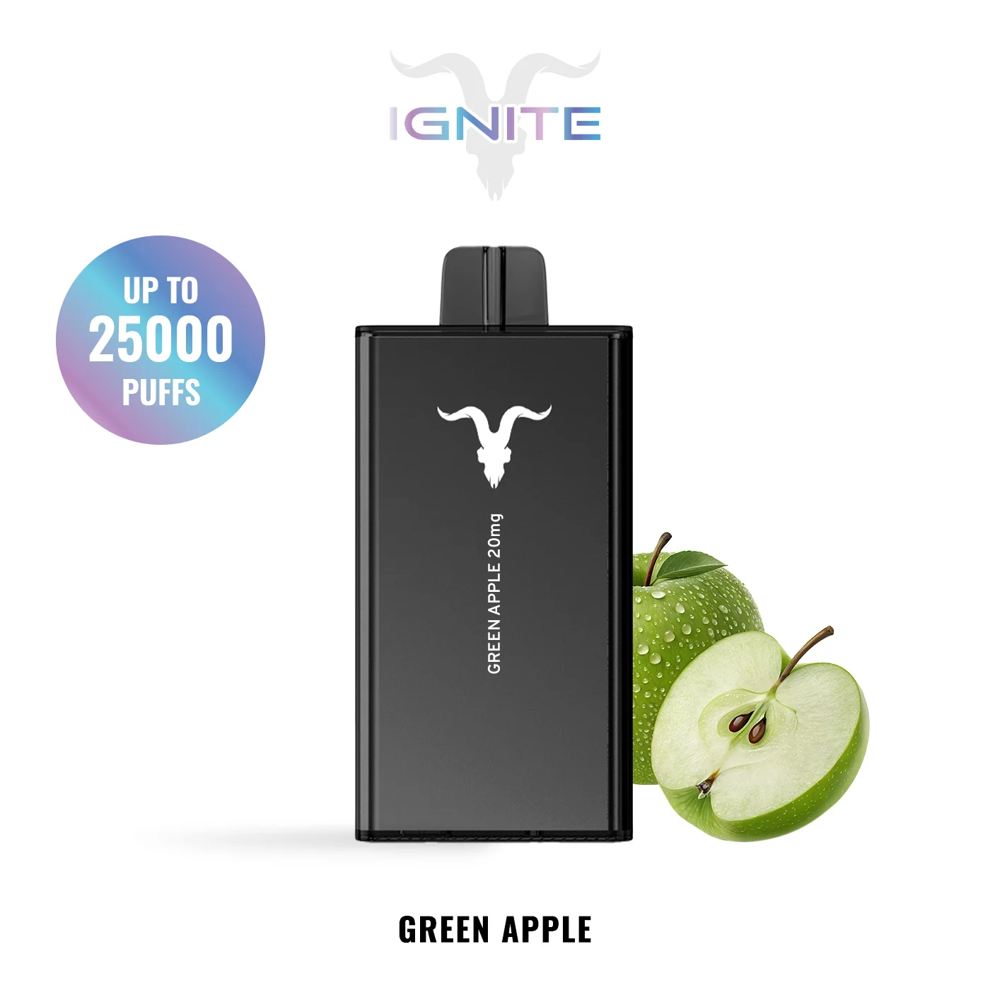 إيجنايت في 250 - تفاح أخضر 1 إيجنايت في 250 - تفاح أخضر - Ignite V250 KUW Green Apple 20mg