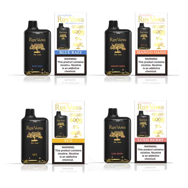 Ripe Vapes Elm 6000 Puffs 1 Ripe Vapes Elm 6000 Puffs